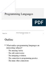 Chapter One Modern Programming Languages, 2nd Ed. 1