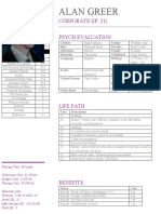 Alan Greer: Corporate (Ip: 21) Psych Evaluation