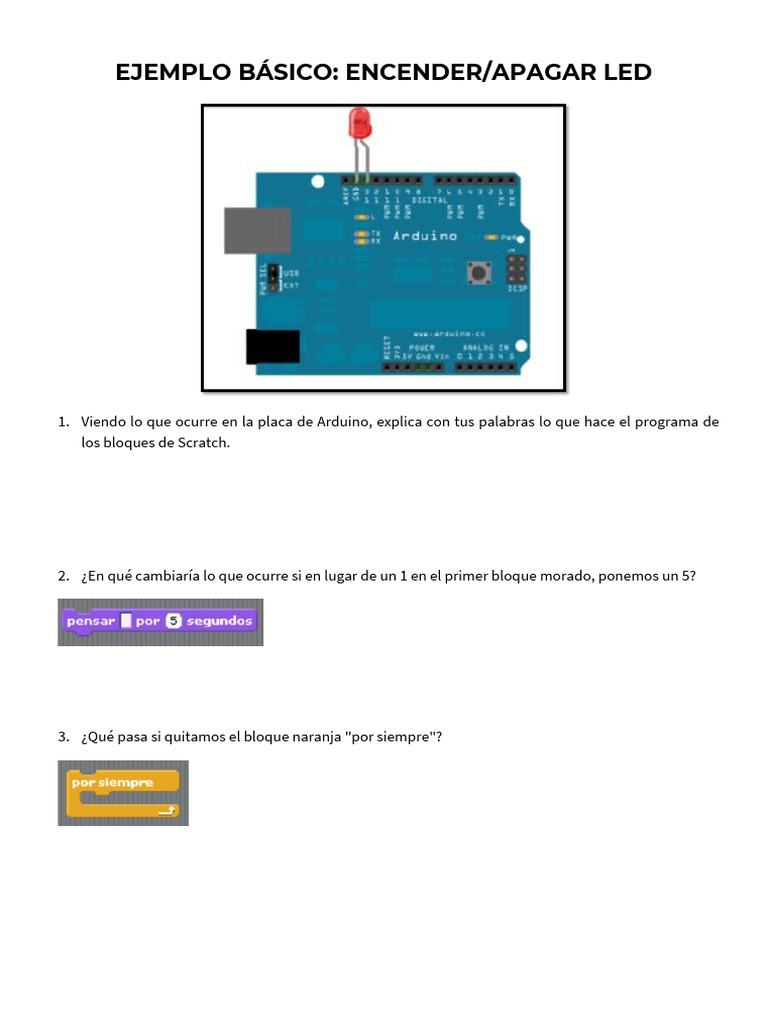 Proyectos Arduino: Guía Interactiva | PDF
