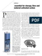 Proper Design Essential For Storage, Flow and Metering of Powdered Activated Carbon