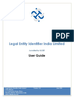 Legal Entity Identifier India Limited: User Guide