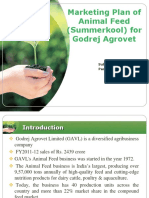 Marketing Plan of Animal Feed (Summerkool) For Godrej Agrovet