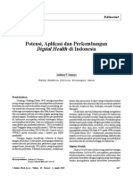 Potensi, Aplikasi Dan Perkembangan: Digital Health Di Indonesia