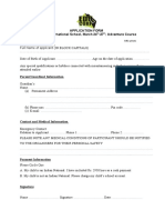 Educorp Retreats Application Form