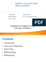 Urdu Sentiment Analysis Using Deep Learning: Department of Computer Science University of Peshawar