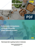 Indonesia consumers' attitude towards plant-based protein