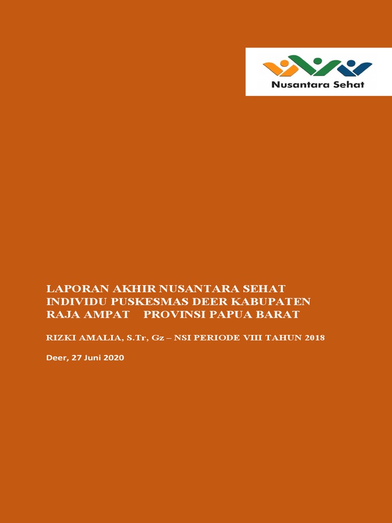 Laporan Nusantara Sehat Kak Hindun | PDF