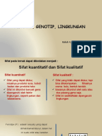 Fenotip, Genotip, Lingkungan