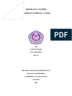 Cytha Dwi Puspita - 17011104024 - Ringkasan Materi - Program Nasional Lansia - Kep Gerontik