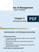 Chapter 6 - Entrepreneurship