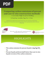 Comparing Carbon Emissions of Precast and Cast-In-Situ Construction Methods