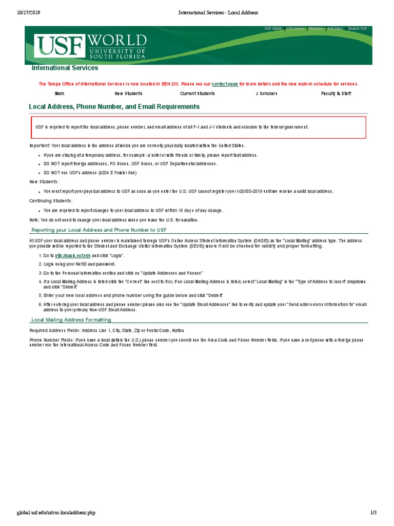 International Services Main New Students Current Students J Scholars