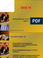 Pengawasan Dan Anggaran Biaya