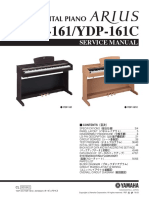 Yamaha Ydp-161 161c Digital Piano SM