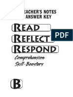 Teacher'S Notes Answer Key: Comprehension Skill-Boosters
