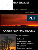 Career Services: To Be Happy For Life, Love Your Work
