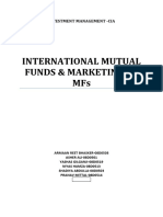 International Mutual Funds & Marketing of MFS: Investment Management - Cia