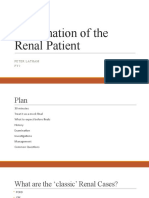 Examination of The Renal Patient: Peter Latham FY2