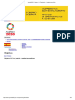 Agenda2030 - Objetivo 16. Paz, justicia e instituciones sólidas