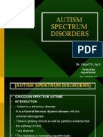 Autism Spectrum Disorders: Dr. Maja P.S., SP.S Neurologi Department Fk-Unsrat Manado