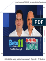 Beto Accioly - Santinhos Proporcionais 289