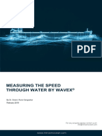 Measuring The Speed Through Water by Wavex: by Dr. Scient. Rune Gangeskar