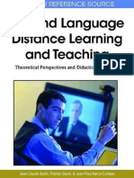 2nd Language Distance Learning and Teaching