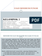 Kelompok 2 Matdas Maksimum Dan Minimum Fungsi