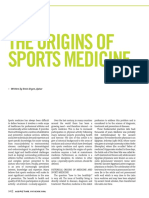 Origins of Sports Medicine Info