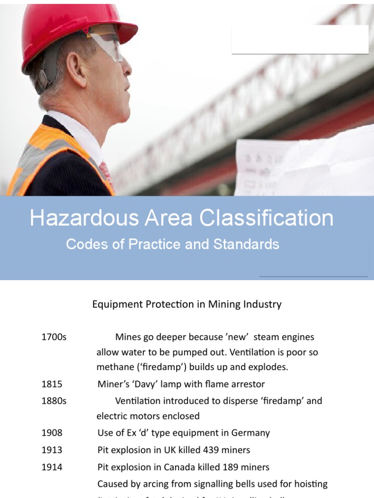 Hazardous Area Classification Codes of Practice and Standards PDF