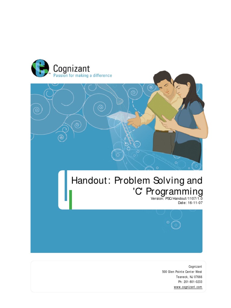 Handout Problem Solving and C Programming v1 (1) .0 | PDF | Programming ...