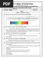 EC6802 Wireless Networks Important PART-A &B Questions With Answers