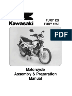 Kawasaki AX125, R Fury Assembly & Preparation Manual.