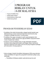 II Program Pendidikan Untuk Semua Di Malaysia