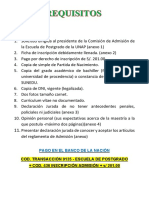 Requisitos postulación maestría UNAP