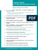 Checklist Cuti Belajar