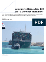 Mais de 18 mil contentores bloqueados e 400 navios em espera — o “Ever Given ” em números _ Egipto _ PÚBLICO