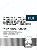 Cagiva WMX125 '87 Service Manual Supplement (53902) .