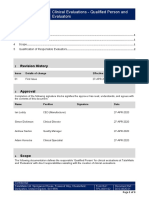 DOC-0025 - Clinical Evaluations - Qualified Persons and Evaluators Declaration of Interests