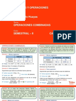 Números Y Operaciones: Curso