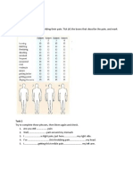 A Pain Chart (Worksheet)