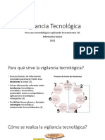 Apoyo VT01 - Vigilancia Tecnológica