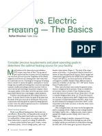 Heat Transfer - Choosing Steam vs. Electric Heating