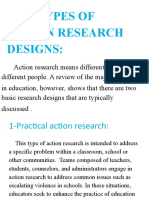 The Types of Action Research Designs