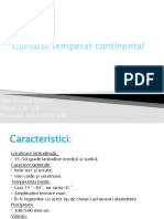 Climatul Temperat Continental