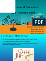 Metanol to olefins process overview