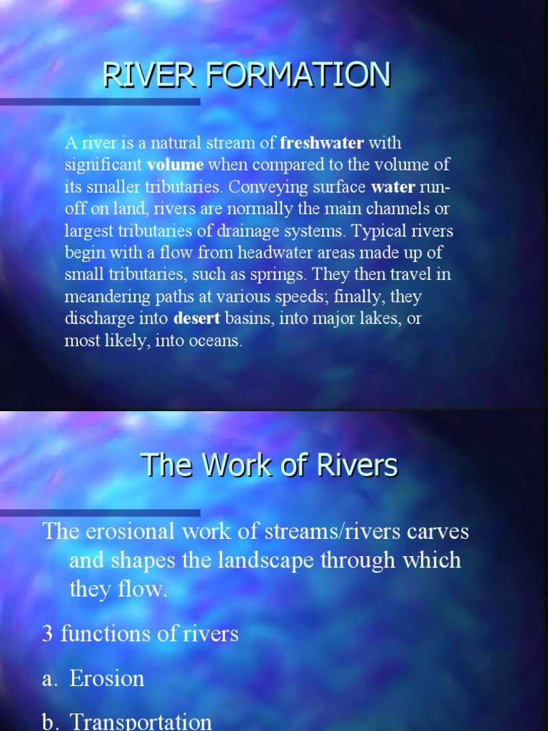 River Formation | PDF | Science & Mathematics