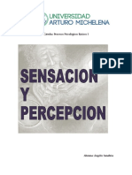 Sensacion y Percepcion TRABAJO