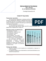 Preparaciones parenterales: concepto, clasificación, ventajas, desventajas y requisitos para su elaboración