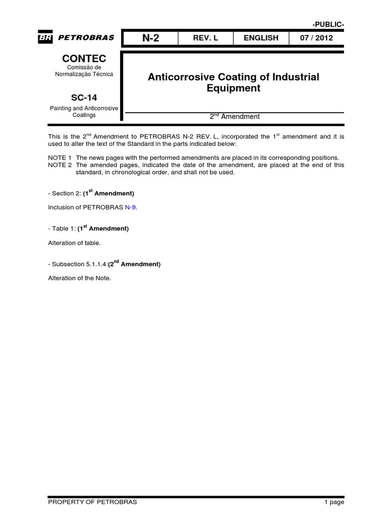 Anticorrosive Coating Standards for Equipment | PDF | Paint | Epoxy